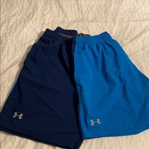 A pair of under armor shorts